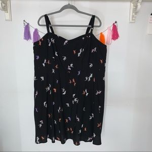 TORRID Paper Swan Pattern Skater Dress